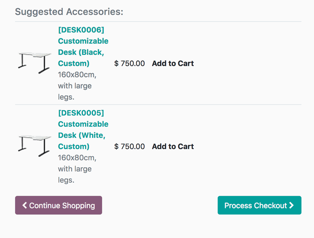 odoo sales ecommerce view