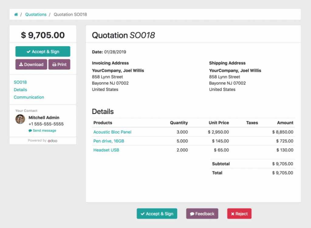 Odoo Ecommerce Website Integration service in saudi arabia